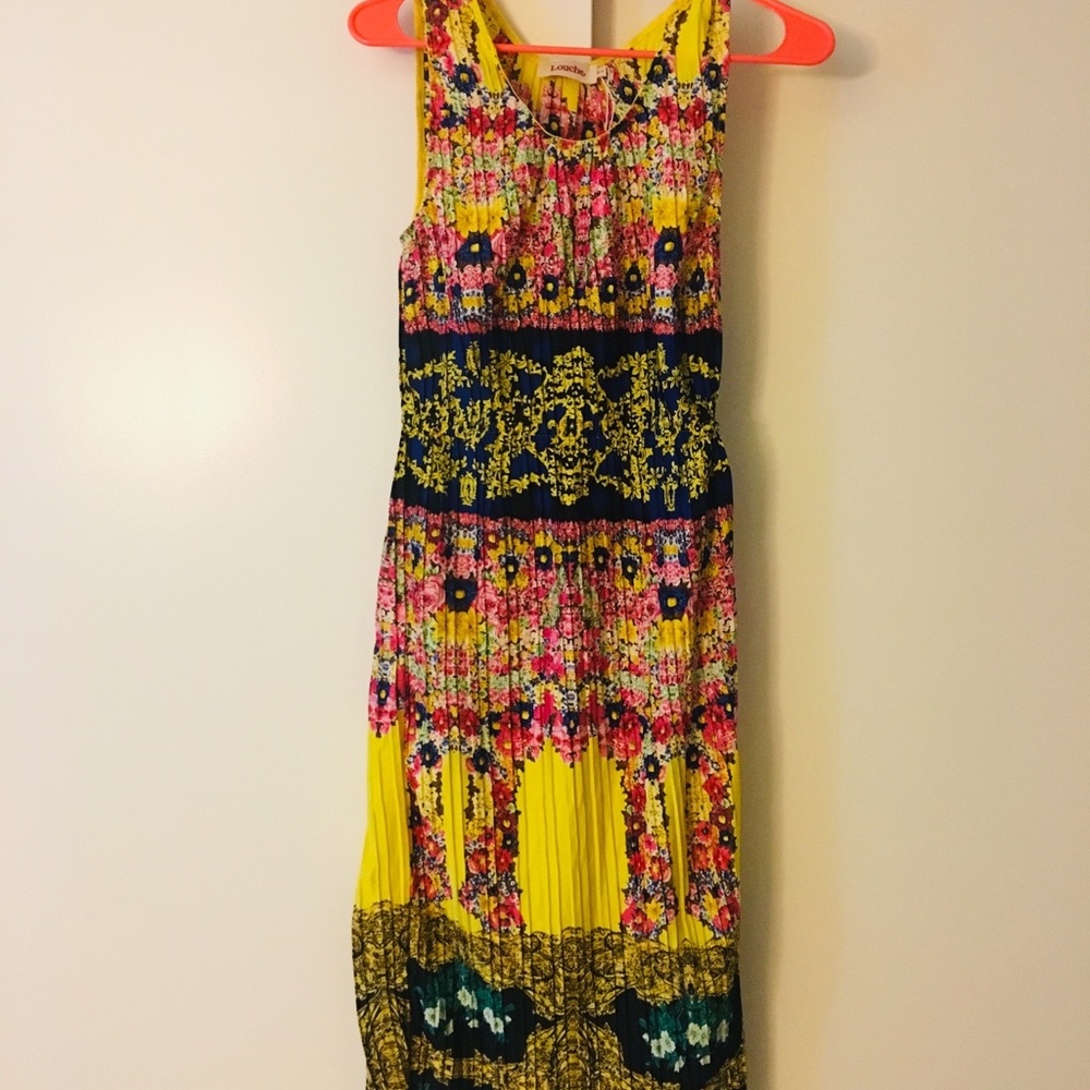 Printed dress.